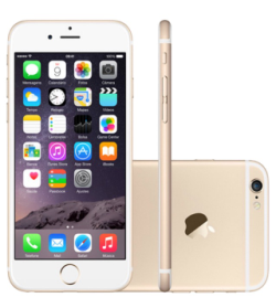 iPhone 6s um rosa é um dourado